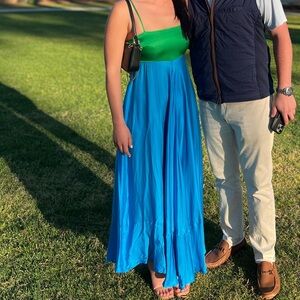 Olivaceous Vibrant Green Dress